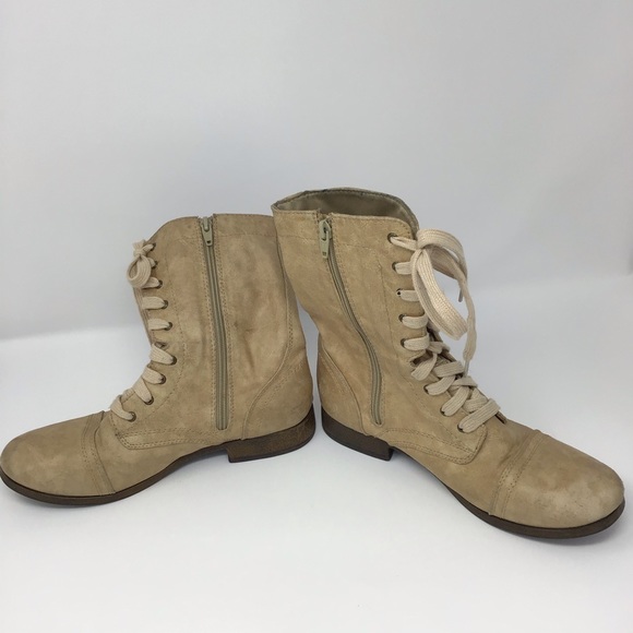 Mossimo Distressed Combat Boots sz 9.5 - Picture 6 of 9